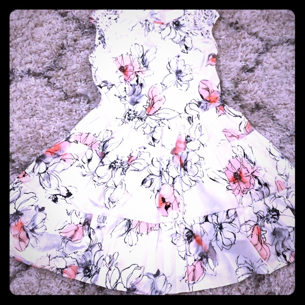 Blugirl Ruffle Floral Printed Dress